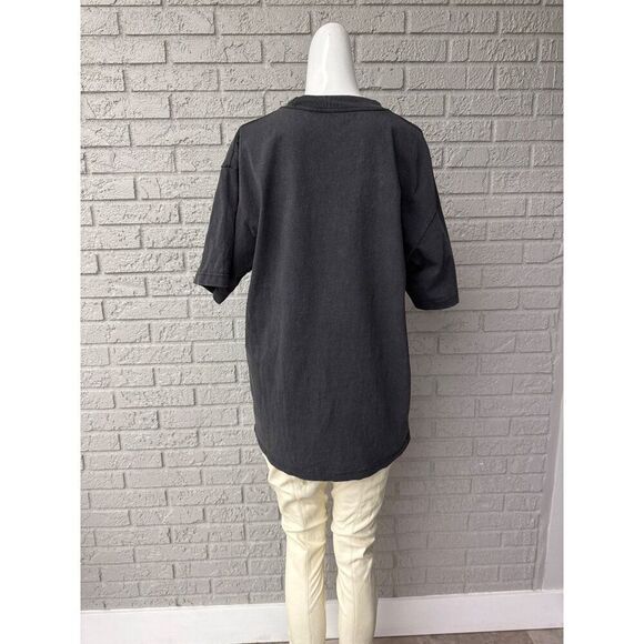 Pacsun Women Gray Cotton Short Sleeve Graphic T-Shirt Size M ( Unisex) - Picture 3 of 7